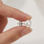 Freshwater Pearl Stud Earrings – 925 Sterling Silver