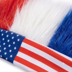 Patriotic Faux Hair Headband – Bold USA Spirit Statement Piece