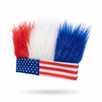Patriotic Faux Hair Headband – Bold USA Spirit Statement Piece
