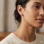 Sterling Silver Stud Earrings – Minimalist Shine in 925 Silver