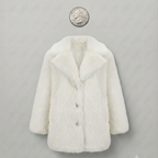 Oversized Faux Fur Coat – Cozy Warmth with Plush Faux Fox Fur