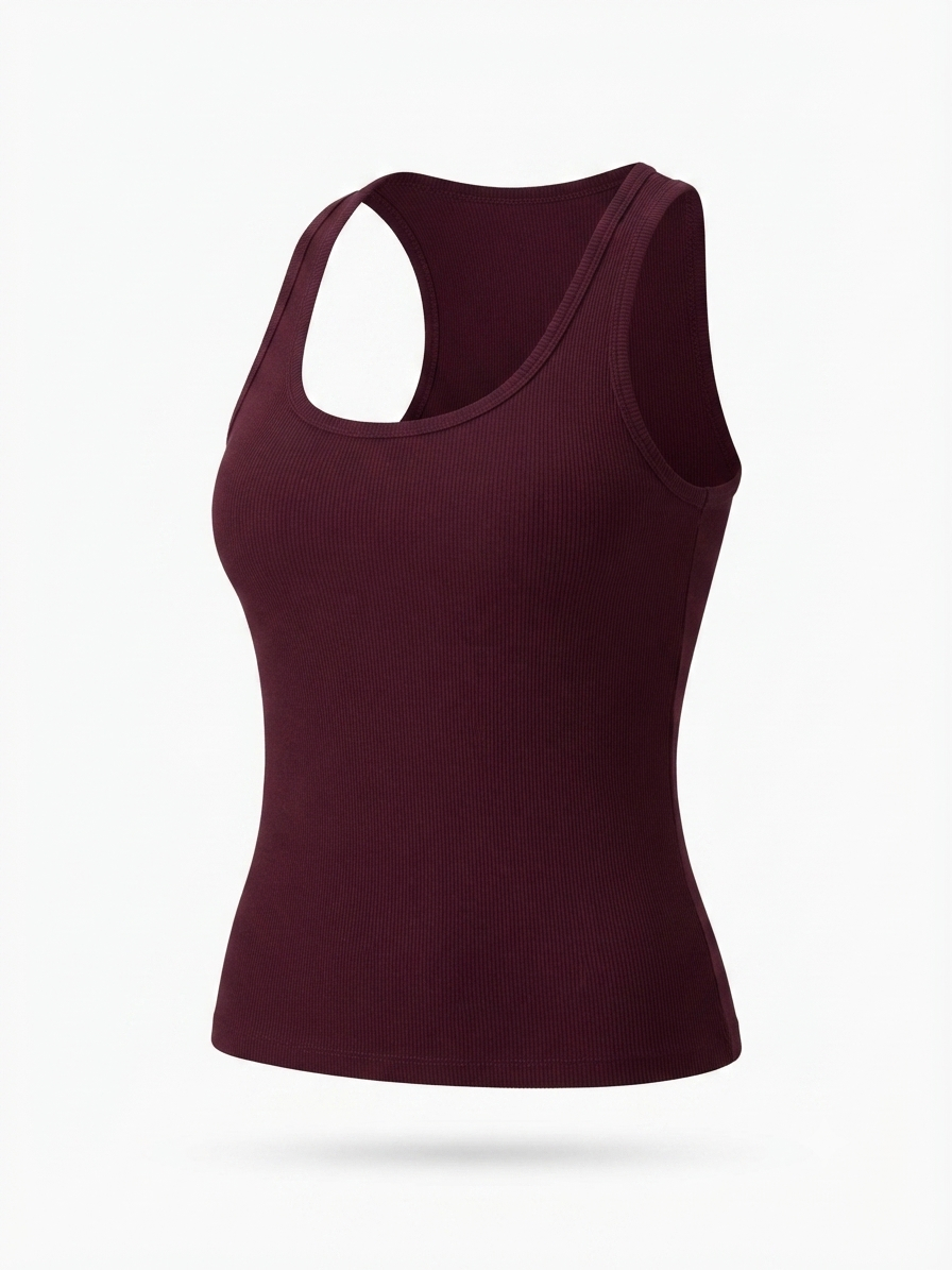 Ribbed Halter Crop Top – Flattering Fit with Soft Stretch Fabric