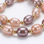 Rice Pearl Choker – 925 Silver Freshwater Elegance