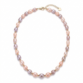 Rice Pearl Choker – 925 Silver Freshwater Elegance