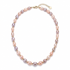 Rice Pearl Choker – 925 Silver Freshwater Elegance