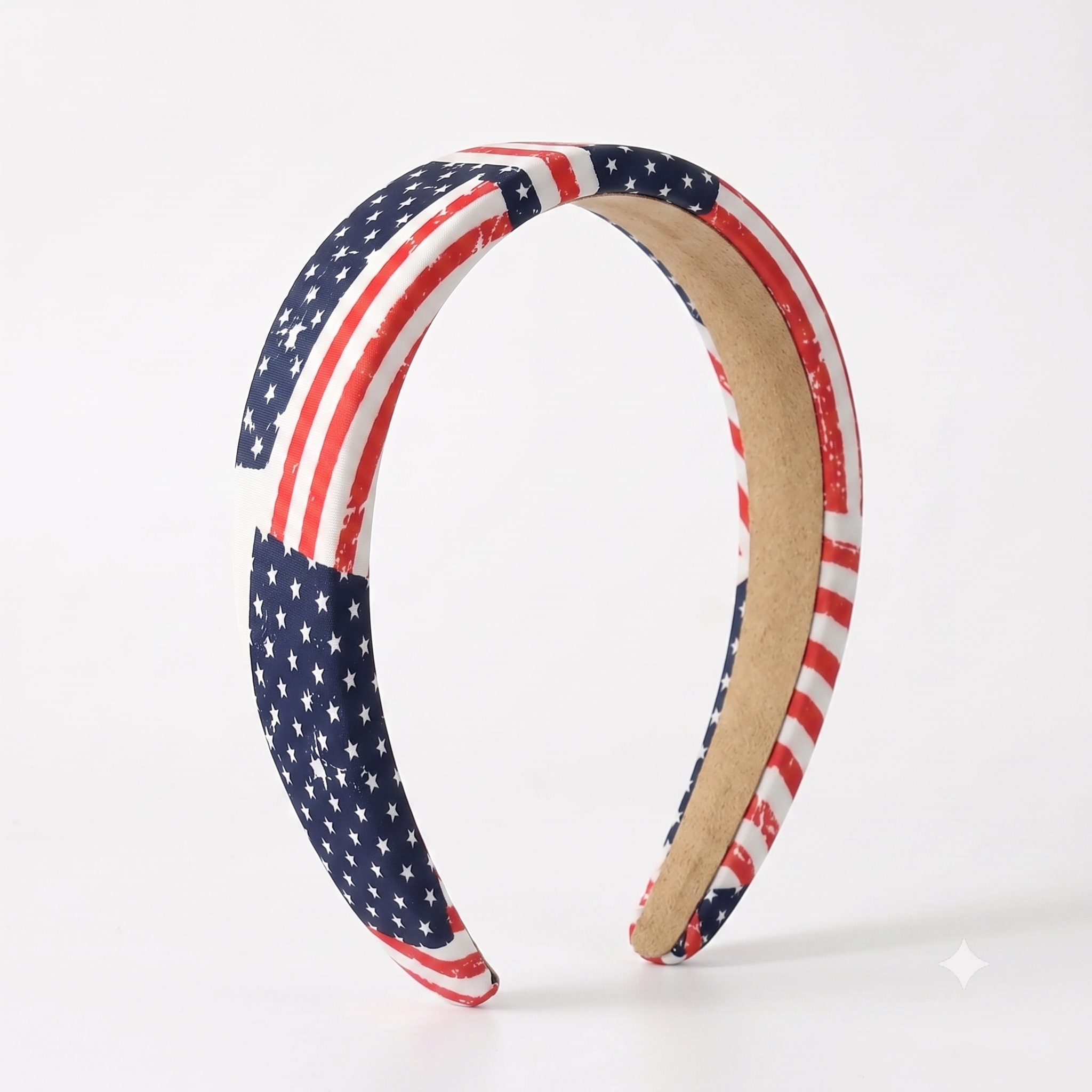 American Flag Headband – Patriotic Style with Padded Comfort