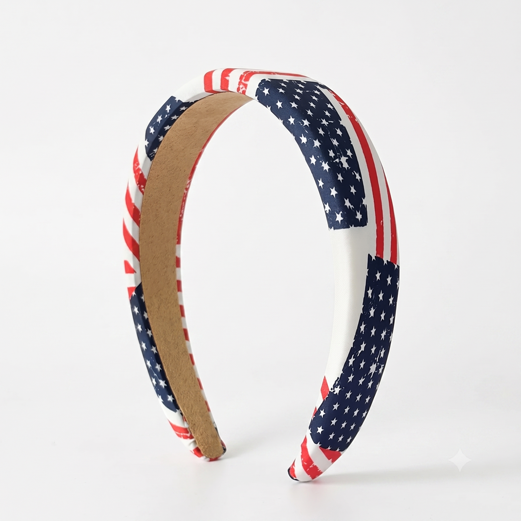 American Flag Headband – Patriotic Style with Padded Comfort