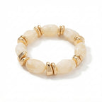 Acrylic Beaded Bracelet – Bohemian Elastic Everyday Style