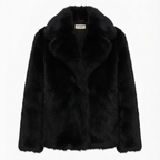 Oversized Faux Fur Coat – Cozy Warmth with Plush Faux Fox Fur