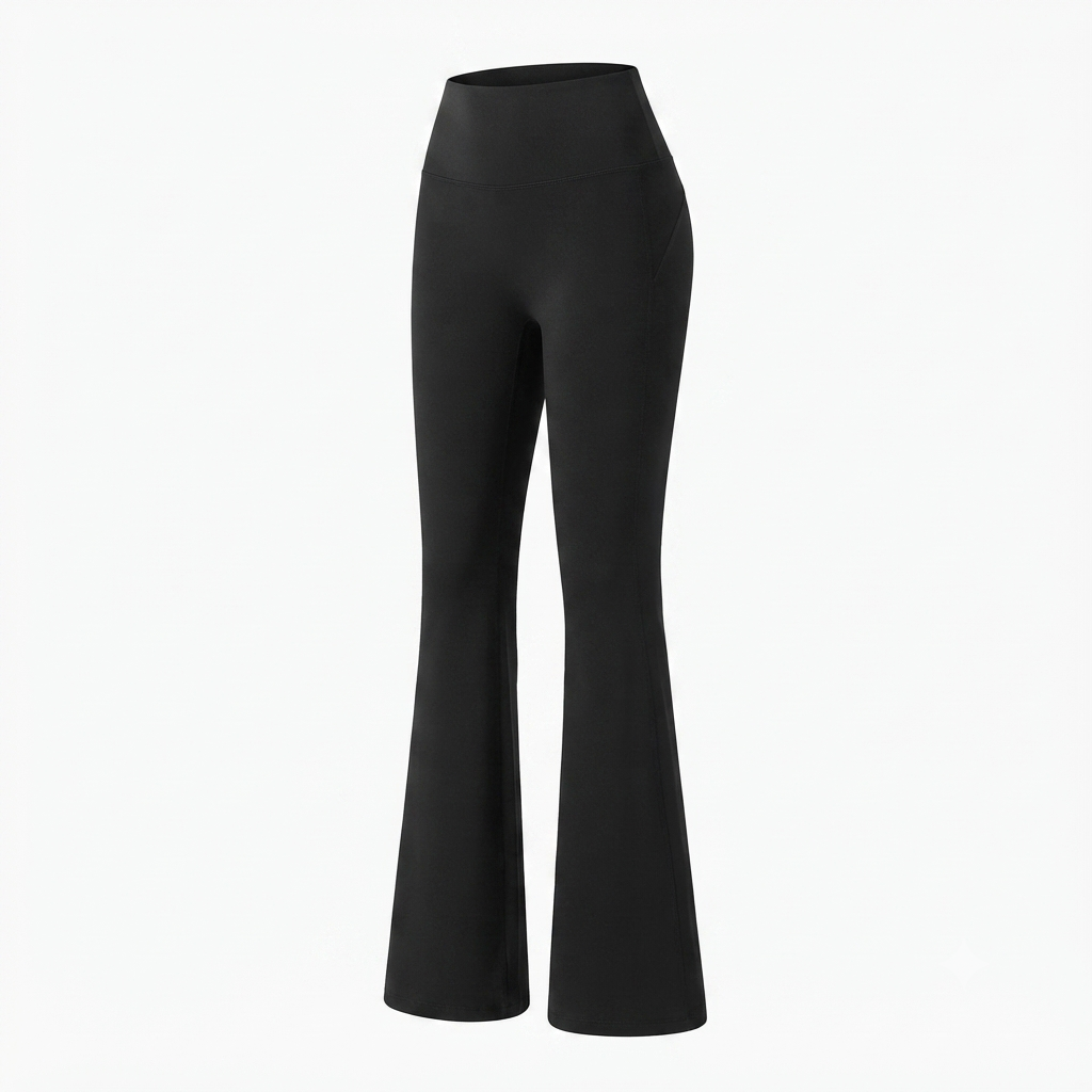 High Waist Flare Yoga Pants – Flattering Fit with Stretch Fabric