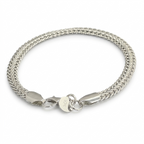 Snake Chain Bracelet – Sleek Shine 925 Sterling Silver