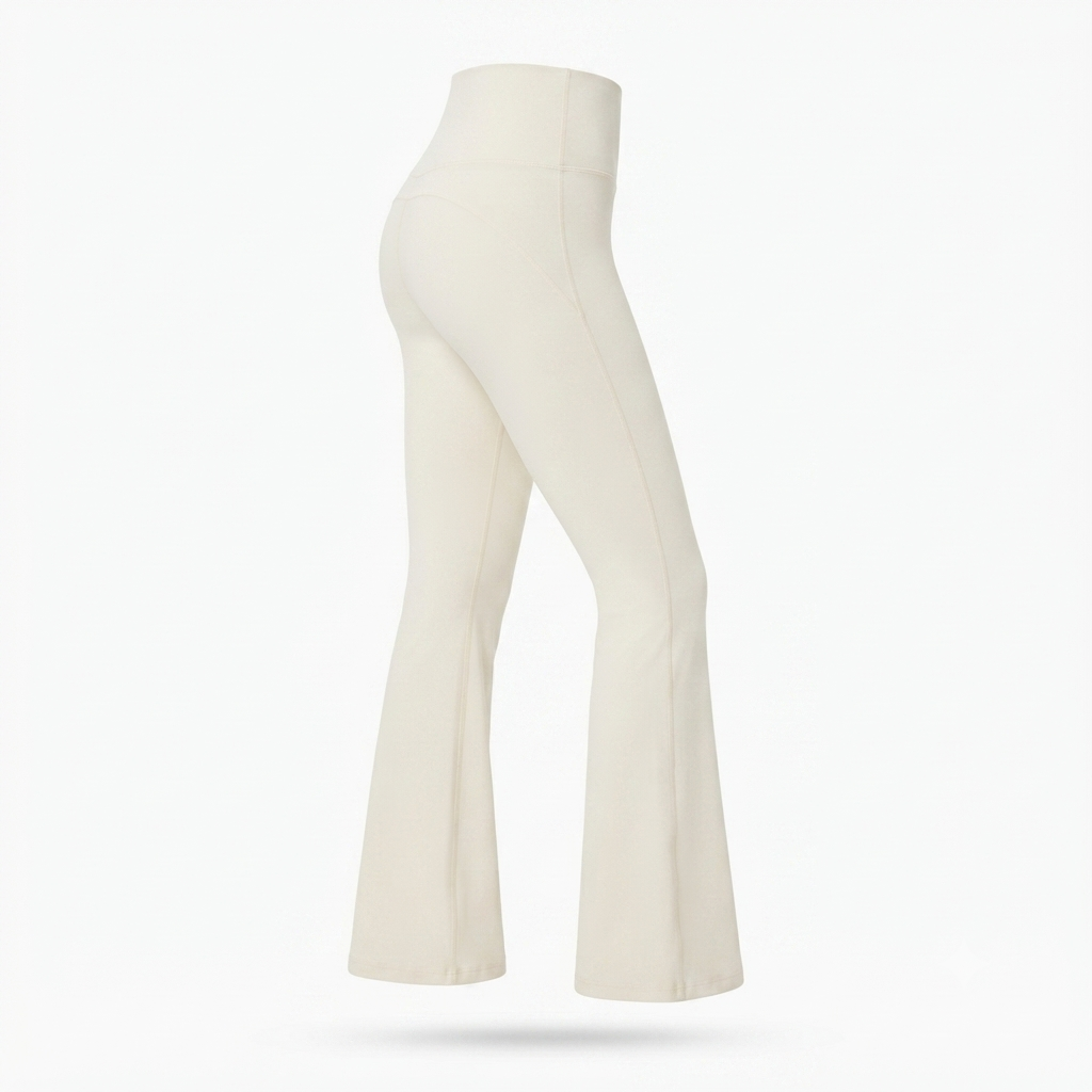 High Waist Flare Yoga Pants – Flattering Fit with Stretch Fabric