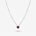 Heart Pendant Necklace – Romantic Elegance in 925 Sterling Silver