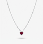 Heart Pendant Necklace – Romantic Elegance in 925 Sterling Silver