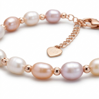 Freshwater Pearl Bracelet – Adjustable Rice Bead Elegance