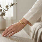 Metal Cuff Bracelet – Bold Geometric Style & Adjustable Bangle