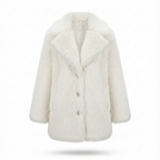 Oversized Faux Fur Coat – Cozy Warmth with Plush Faux Fox Fur