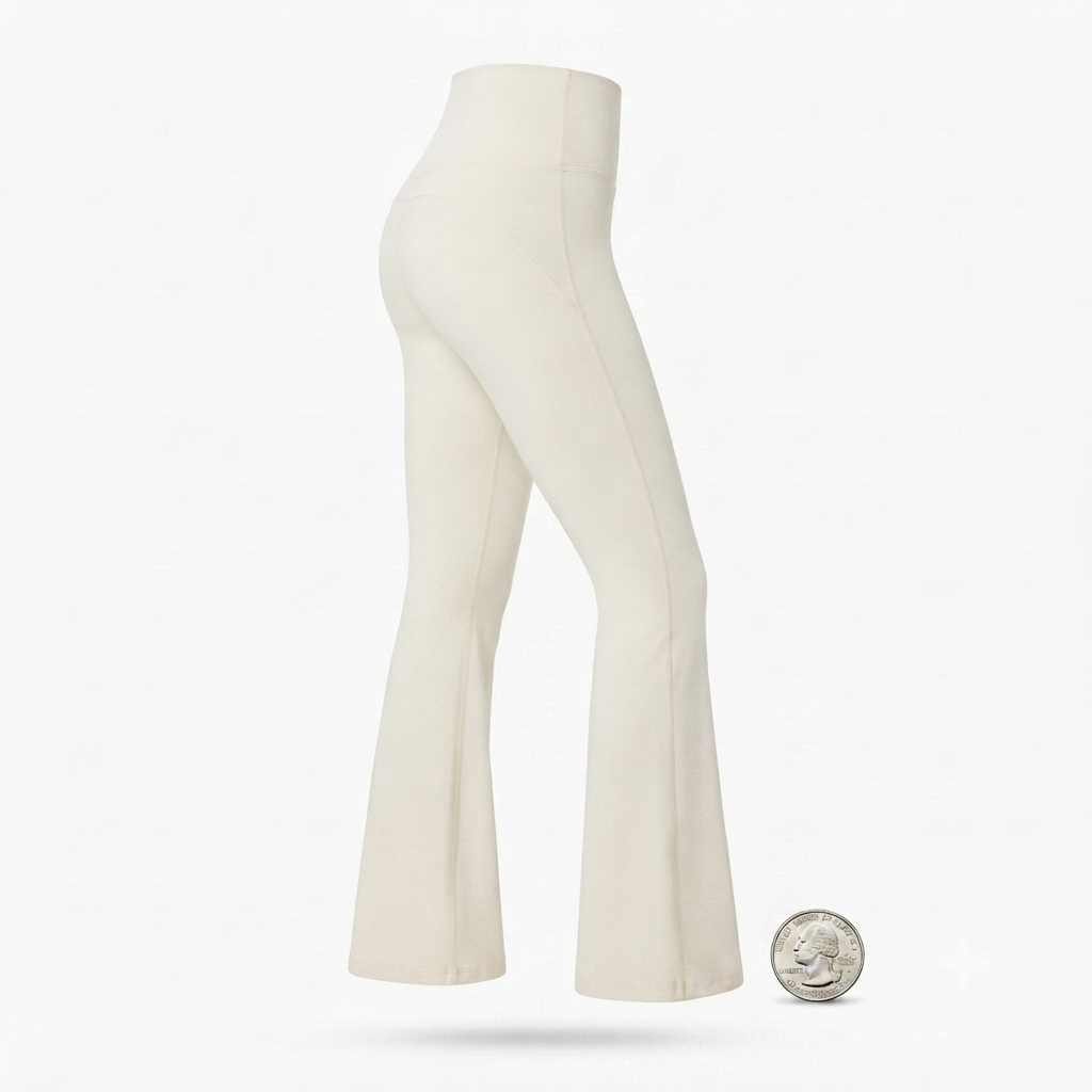 High Waist Flare Yoga Pants – Flattering Fit with Stretch Fabric
