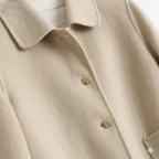 Chic Winter Coat – Cozy Warmth & Double-Sided Lapel Polyester