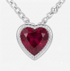 Heart Pendant Necklace – Romantic Elegance in 925 Sterling Silver