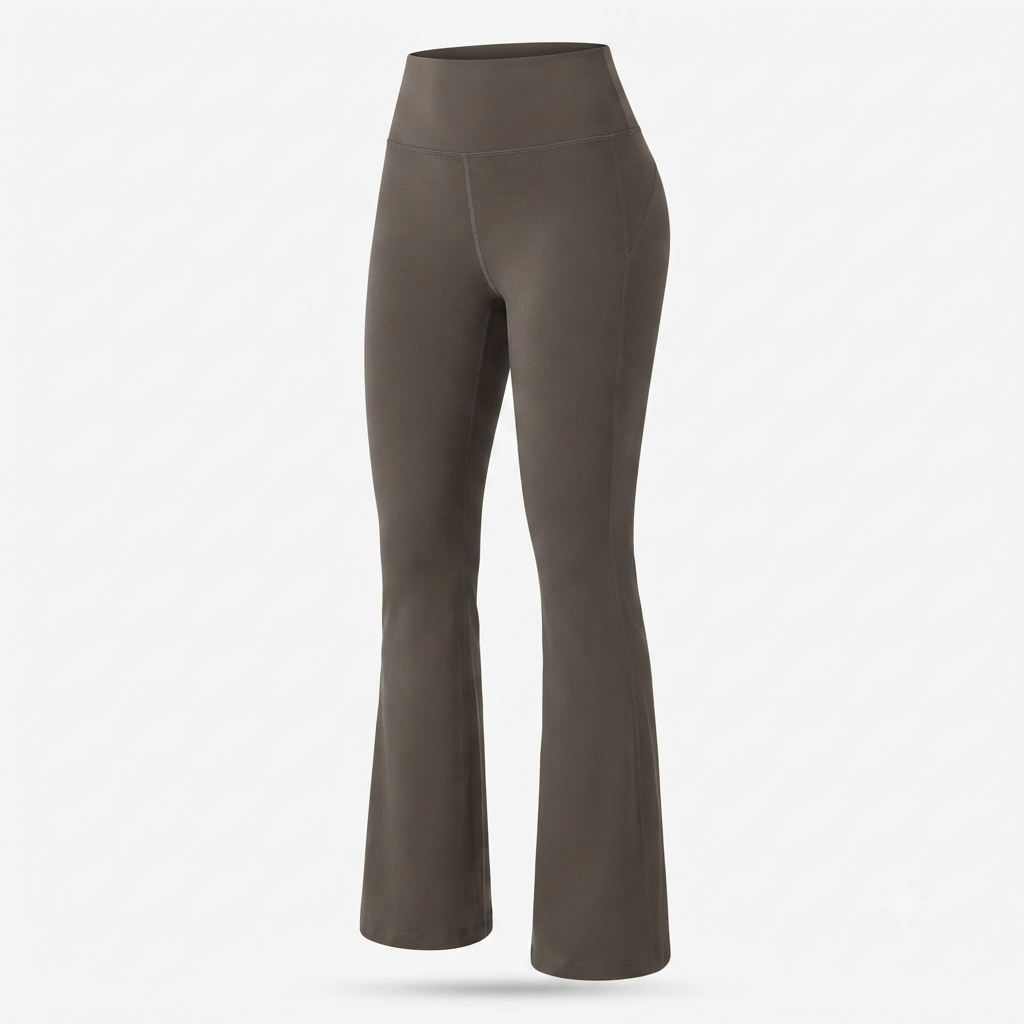 High Waist Flare Yoga Pants – Flattering Fit with Stretch Fabric