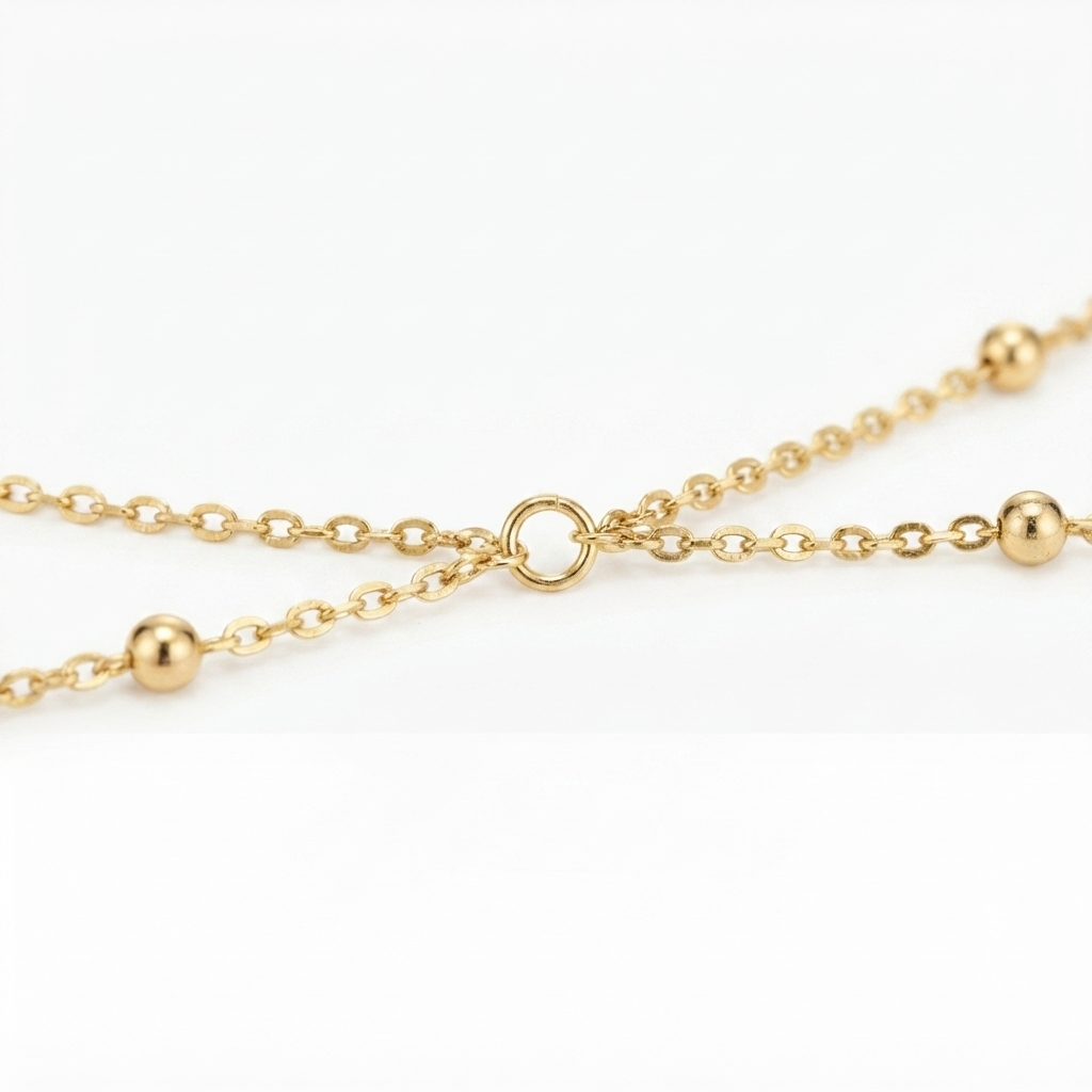 Gold Waist Chain – Effortless Glamour with Double-Layer Beads