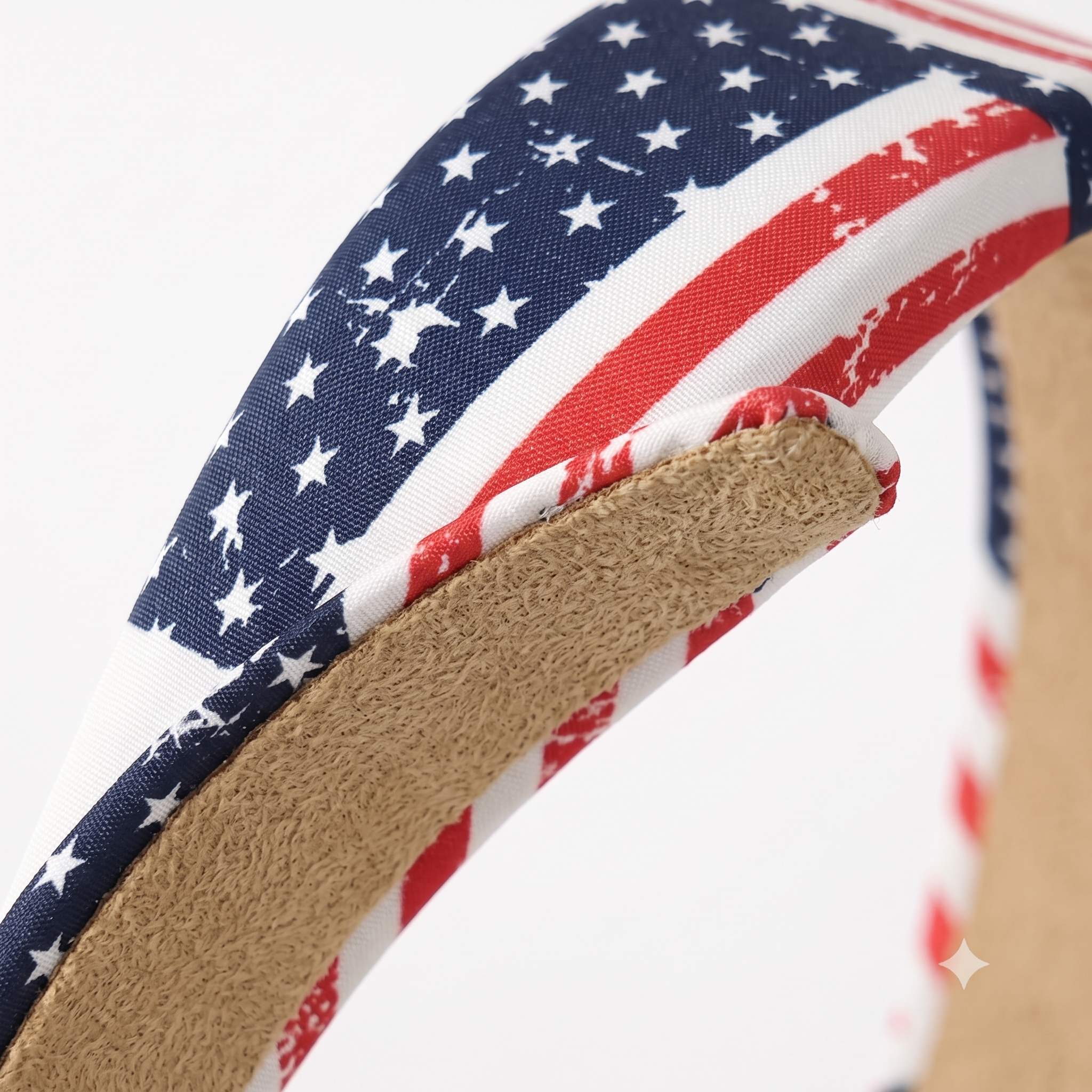American Flag Headband – Patriotic Style with Padded Comfort