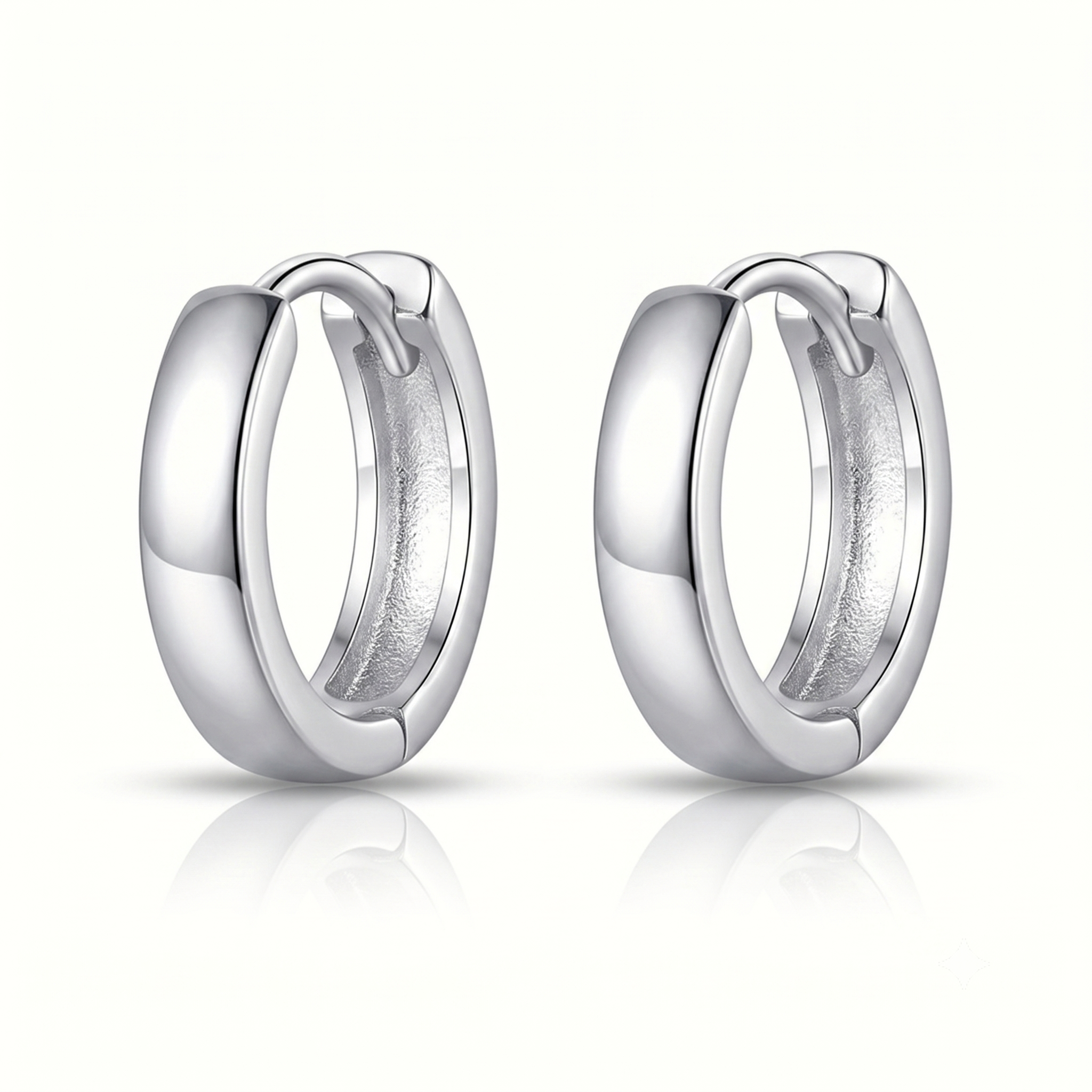 American Flag Hoop Earrings – Patriotic Style Enamel Huggies