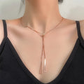 925 Silver Geometric Triangle Necklace for Women, Adjustable