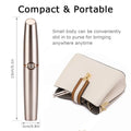 Women's Electric Eyebrow Trimmer – Painless LED Razor for Face