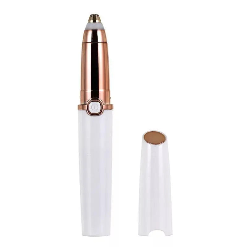 Women's Electric Eyebrow Trimmer – Painless LED Razor for Face