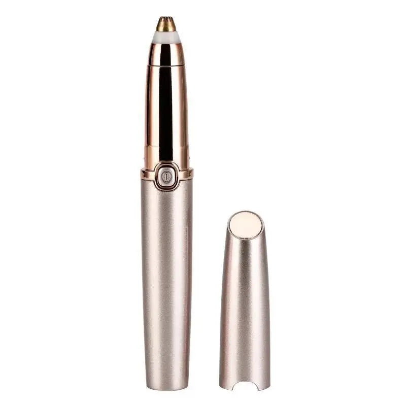 Women's Electric Eyebrow Trimmer – Painless LED Razor for Face
