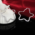 925 Silver 55MM Star Hoop Earrings Women Jewelry