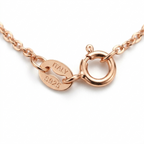 Rose Gold Cable Chain Necklace – 925 Silver