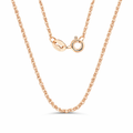 Rose Gold Cable Chain Necklace – 925 Silver