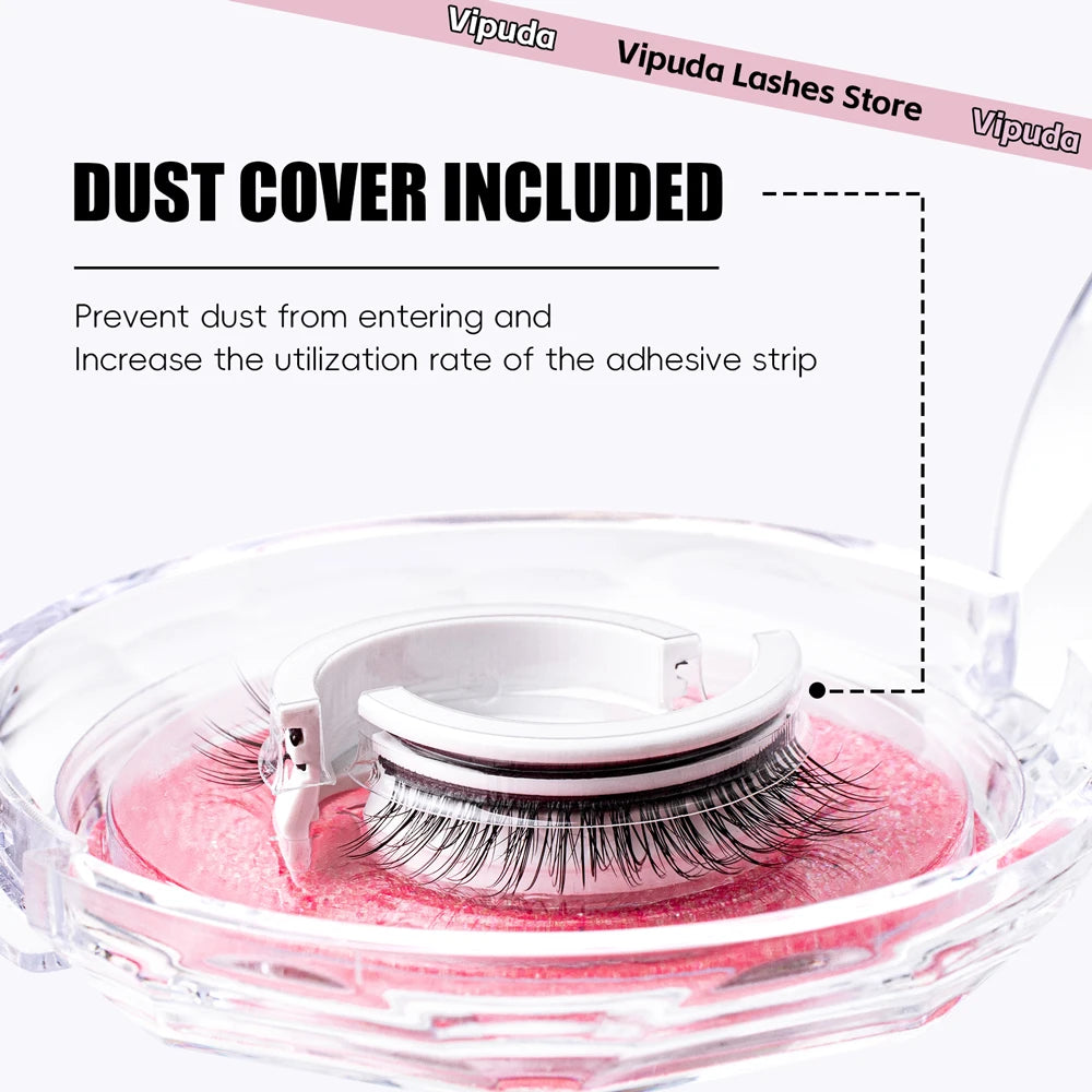 Reusable Self-Adhesive False Eyelashes – Glue-Free, Easy Wear