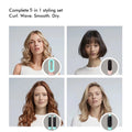 5-in-1 Multi Styler Hair Dryer | Curling Barrel & Hot Air Brush Styling Tool