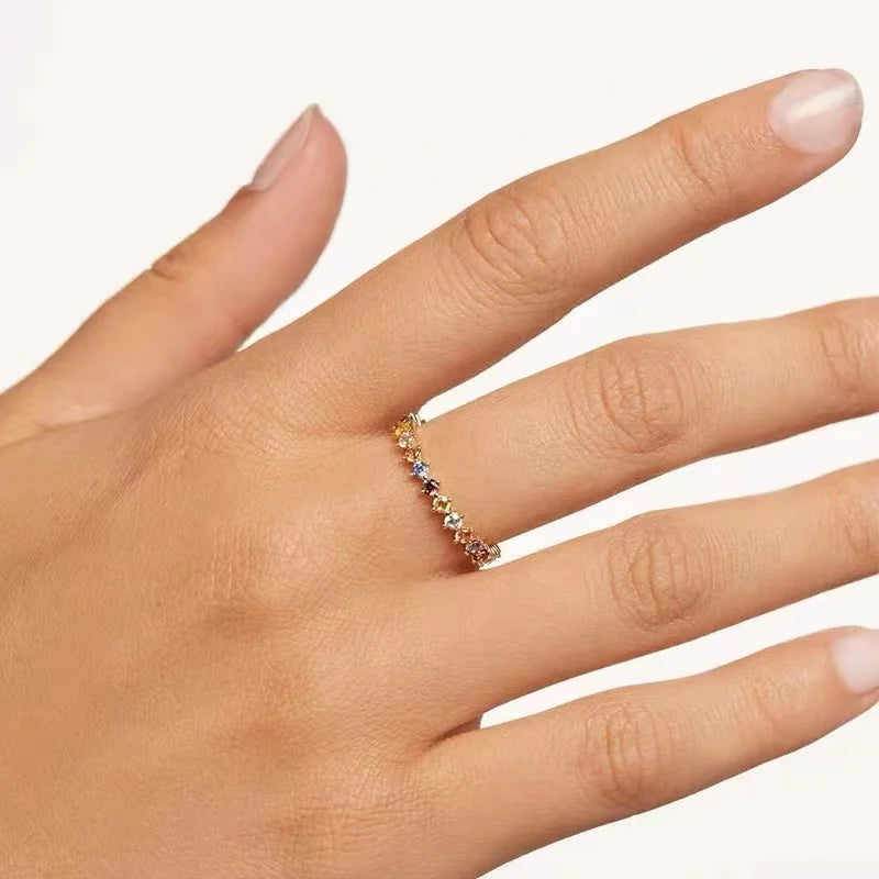 925 Silver Simple Ring – Fashion Charm Gift for Women