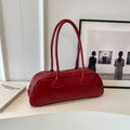 Vintage PU Zipper Shoulder Bags for Women