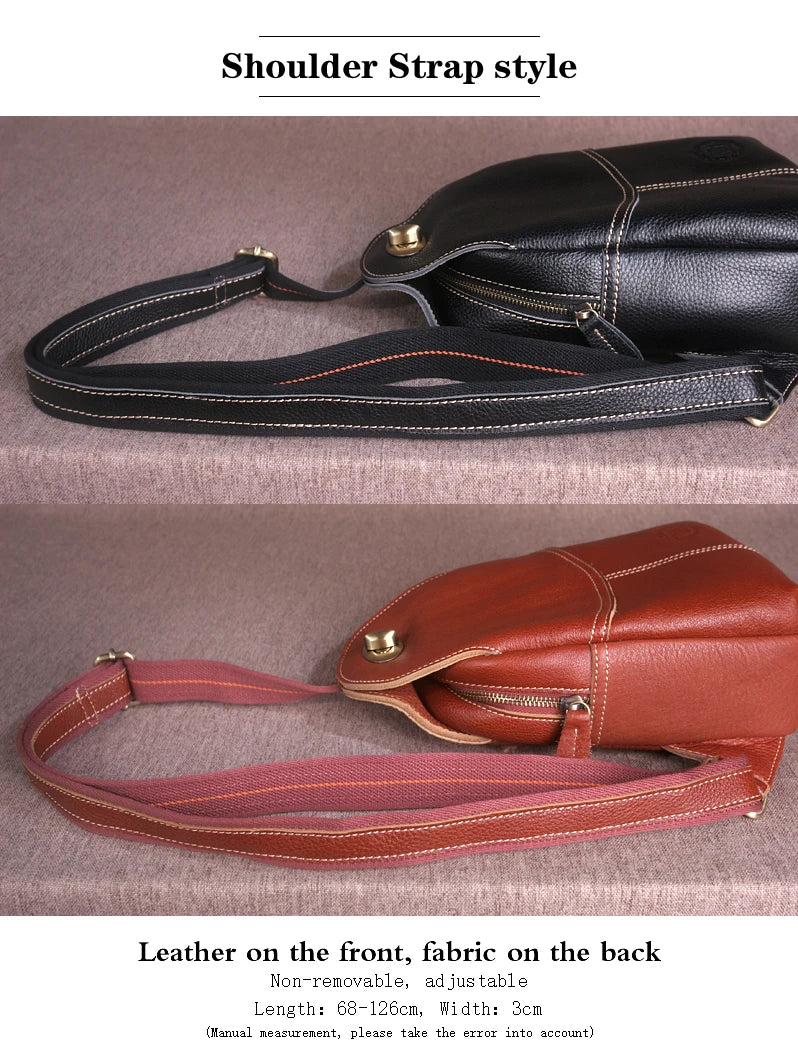 Women's Sling Bag Genuine Leather Cowhide Designer Crossbody