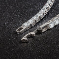 S925 Silver Zirconia Tennis Bracelet 4mm Women 16-20cm