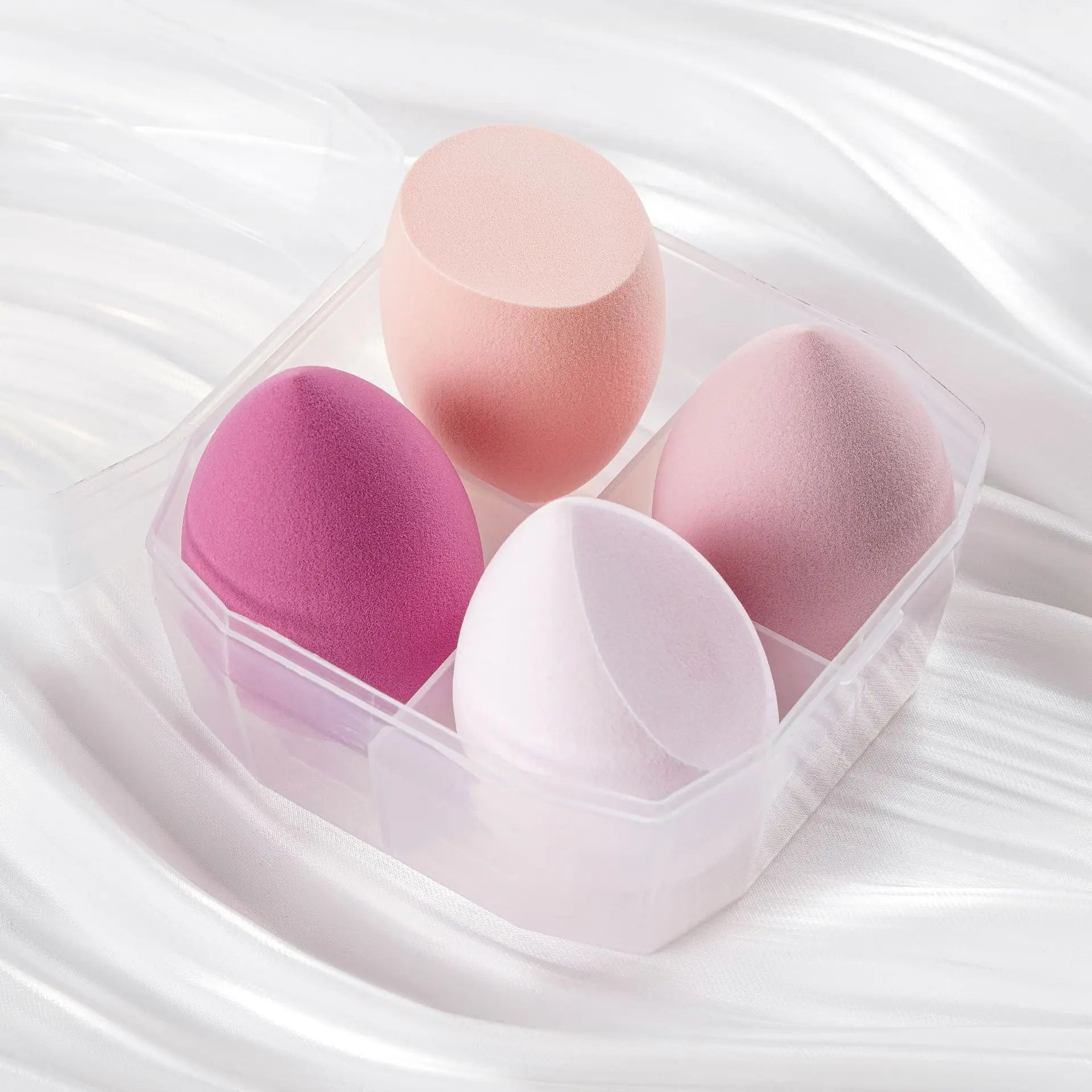 Professional Makeup Tools Set: Brushes, Sponge, Puff, Headband, Bowl