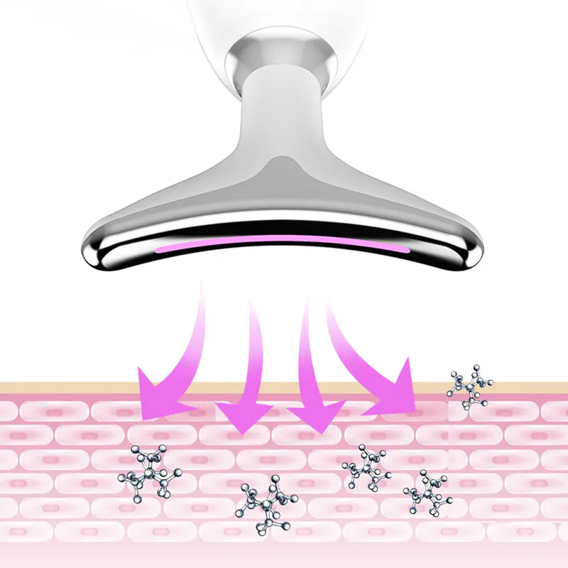 Wavy Facial Massager Microcurrent Skin Firming Device