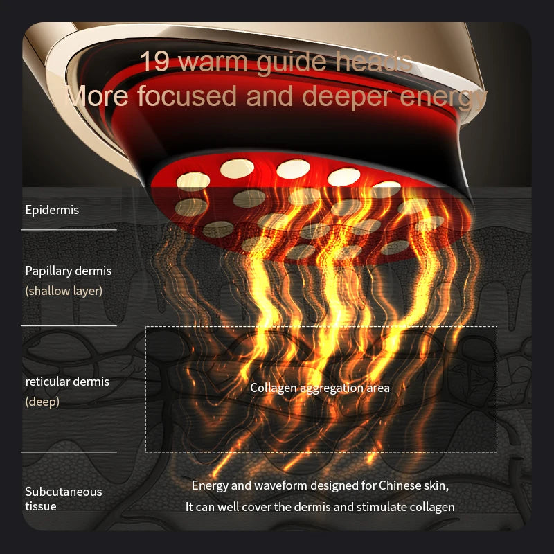 Collagen anti Wrinkle Rf Face Lifting Lift Massager