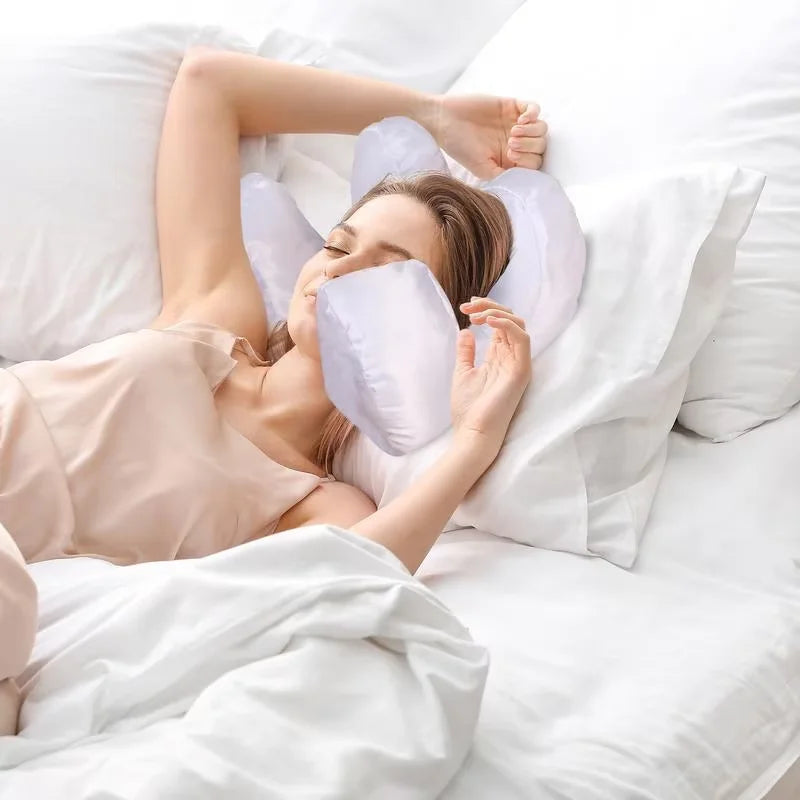 Beauty Sleep Face Pillow with Free Satin Pillowcase