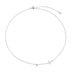 Sideways Cross Necklace – Minimal Chic Gold Stainless Steel