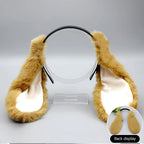 Plush Bunny Ear Headband – Cute Party Accessory & Soft Polyester