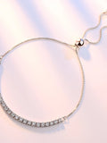 925 Sterling Silver Zircon Tennis Elegant Bracelet