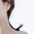 925 Silver Flower Earrings for Women – Charm Jewelry Gift