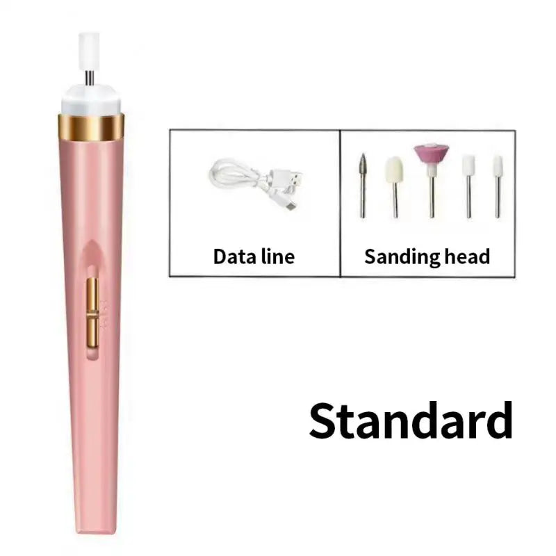 5 in1 Manicure Machine Set Electric Nail Drill Polisher Cordless